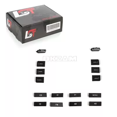 Car Stereo Buttons Controller Buttons 16-Piece Repair Kit For VW Caddy Golf 6 RCD300 • $30.84