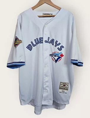Vintage Joe Carter 1993 World Series Toronto Blue Jays Jersey Jeff Hamilton 2XL • $159.98