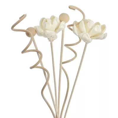 6pcs Flower Lotus Rattan Reed Diffuser Fragrance Sticks Replacement Home Decor • $3.29