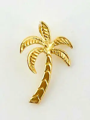 $87.50 • Buy 14K Solid Yellow Gold Palm Tree Pendant. Width: 3/4”(18mm) L: 1”(25mm) C2034-60