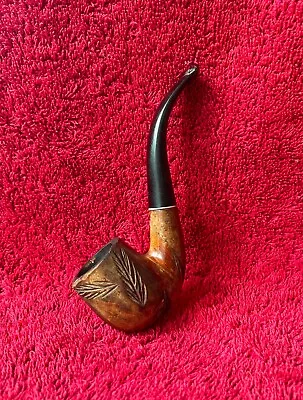 Vintage Medico F Imported Briar Tobacco Smoking Estate Pipe Carved Bent Billiard • $6.99