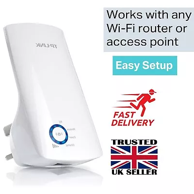 TP-Link WiFi Range Extender Internet Signal Booster Wireless Repeater Universal • £24.99