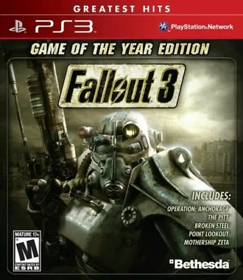 Fallout 3 Game Of The Year Edition  PS3 Playstation 3 Brand New Sealed • $34