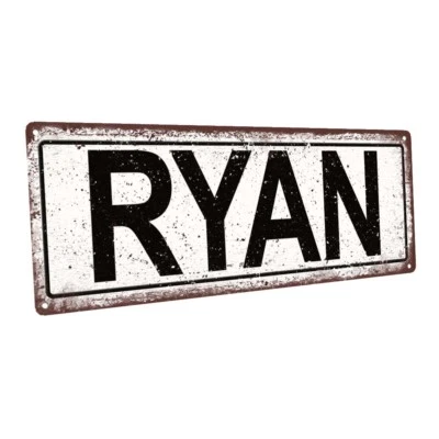 $36.99 • Buy Ryan Metal Sign; Wall Decor For Kids Room Or Nursery