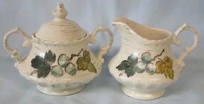 Metlox Vernon Ware Vineyard Sugar & Creamer Set • $18.99