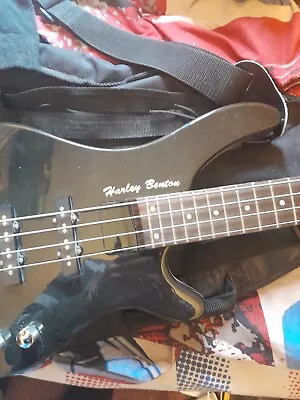 £75 • Buy Harley Benton Bass Guitar With Gig Bag
