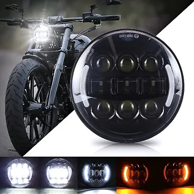 5.75  LED Motorcycle Headlight Fit For Harley Davidson Street XG500 Softail Dyna • $63.36