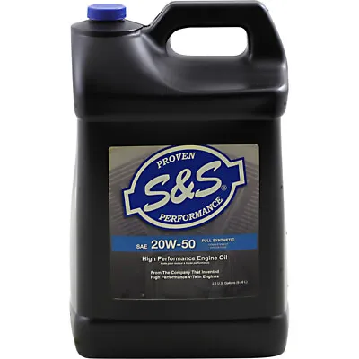 S&S Cycle High Performance Full-Synthetic Motor Oil | 20W-50 | 2.5 Gal | 153749 • $116.55