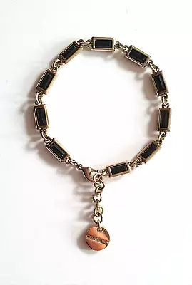 Karen Millen Bracelet Light Gold Tone + Black • £20