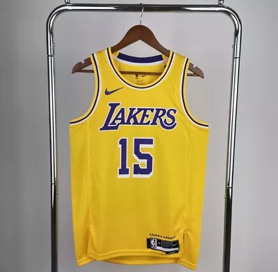 Austin Reaves #15 Los Angeles Lakers Yellow Purple 2023 NBA Jersey NWT • $69.90