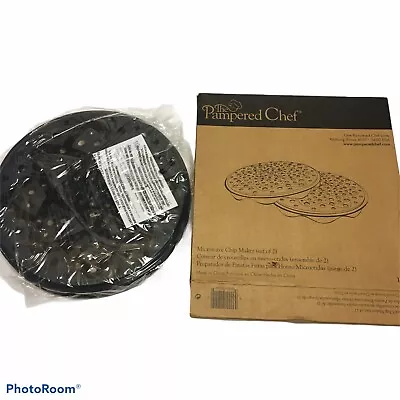 Pampered Chef Microwave Chip Maker Set #1241 – New In Original Box • $10.50