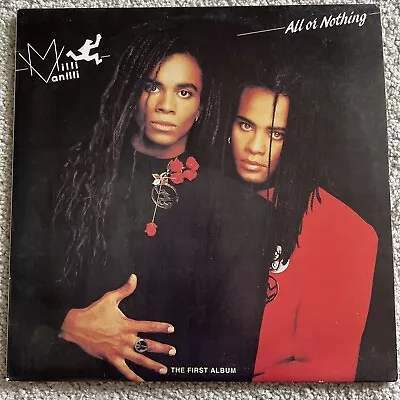 MILLI VANILLI - ALL OR NOTHING (THE FIRST ALBUM) - SHPR-026 -NM Vinyl LP S Korea • $39.99