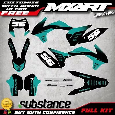 Graphics Kit To Fit KTM EXC 2014 2015 2016 Mode GROOVE TEAL  STYLE  Decals • $284.90