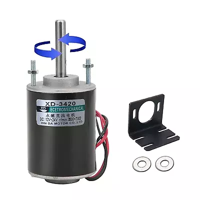 High Torque DC Motor 12 V/24 V Permanent Magnet Motor Mini DC Motor DIY Generato • $38.97