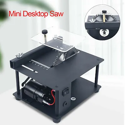 £49.90 • Buy Mini Table Saw Handmade Woodworking Polish Cutting Tool Bench Saw Machine