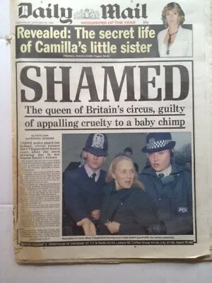 Daily Mail 28/01/99 Chipperfield Circus Boss Cruelty Case / Abu Hamza Al Masri  • £2.50