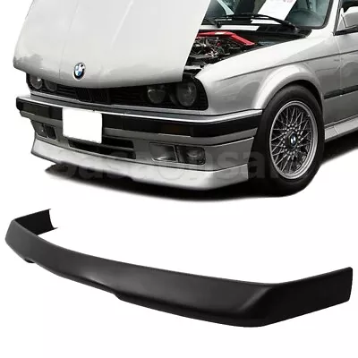 [SASA] Made For 1984-1992 BMW E30 Sedan VIP RG Style PU Front Bumper Lip Spoiler • $64.99