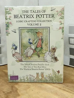 The Tales Of Beatrix Potter: 3 Disc Crafting Collection Volume 2 - FREE UK POST • £16.99