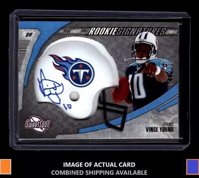 2006 Upper Deck Sweet Spot #207 Vince Young /199 Auto Rookie Titans • $24.95