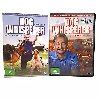 Dog Whisperer: Season 3 + Australian Special (Region 4 DVD) Cesar Millan 6 Discs • £13.61