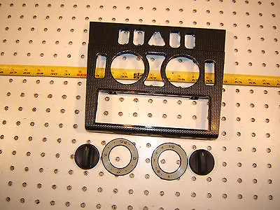 Mercedes W202 98/99/00 230K SPORT/ AMG Carbon FIBER Console 1 Cover/ White Rings • $185