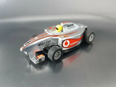 Micro Scalextric Car McLaren Mercedes F1 Yellow Helmet Working 1:64 Free Postage • £10