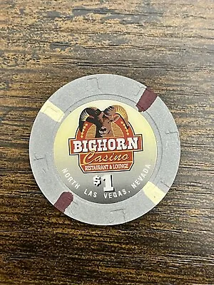 Bighorn Casino Las Vegas $1 Casino Chip • £9.99