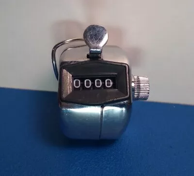 Vintage Roger's 4 Digit Thumb Click Hand Tally Counter *Taiwan* Works • $10