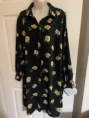 Fashion Union Shirt Dress Size 20 • £5.99