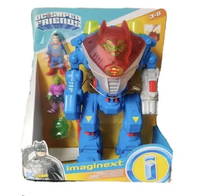 Imaginext DC Super Friends Superman Robot NEW • £34.99