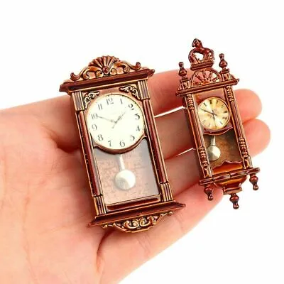 Dollhouse Miniature 1/12 Vintage Roman Clock Toy Furniture Accessories US STOCK • $8.99