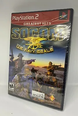 SOCOM: U.S. Navy SEALs Greatest Hits (Sony PlayStation 2 2003) SEALED NEW NIB • $5.99