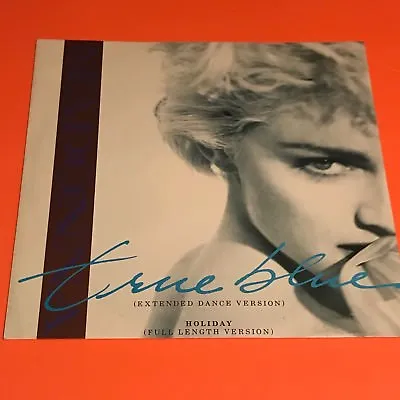 Madonna True Blue Holiday Uk 12   Rare 1986  • $29.99