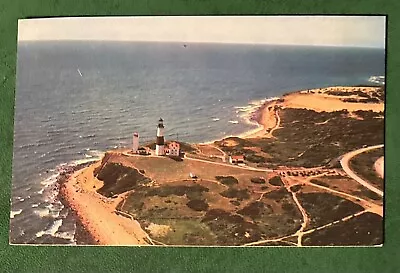 Postcard Montauk Point Lighthouse 1960’s Long Island New York • $9.99