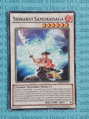 Shiranui Samuraisaga BOSH-EN053 Yu-Gi-Oh Card (U) New • £0.99