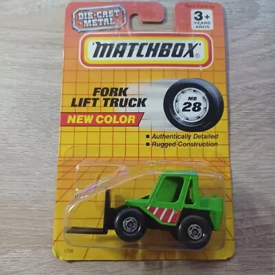 Matchbox 1/64 Diecast New Color MB28 Fork Lift Truck • $3