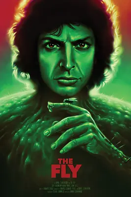THE FLY 1986 Nick Charge Movie Film Green Poster Giclee Print Art 16x24 Mondo • $109.99