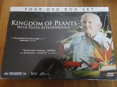 KINGDOM OF PLANTS DAVID ATTENBOROUGH 4 DVD BOX SET ATLANTIC SKY Sealed • £7