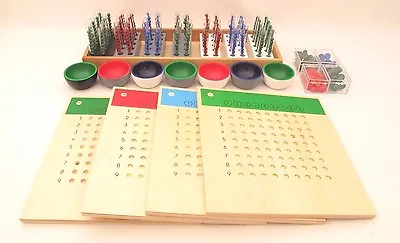 NEW Montessori Mathematics Material- Long Division (Division Of Racks And Tubes) • $94.99