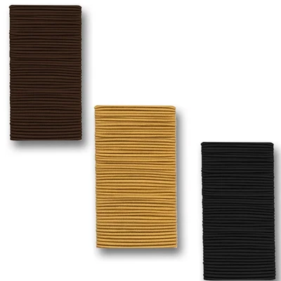 £2.99 • Buy 50pk THIN HAIR BANDS Black Elastics Brown Bobbles Kids Girls School Ponies Ties