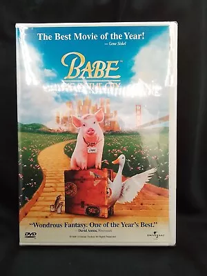 Babe Pig In The City Sealed New Vintage 1998 Dvd Movie Rated G Children Friendly • $12.99