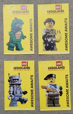 4 Legoland California Resort Tickets Adult/Child Exp 8-30-24 Family Lego Disney • $325