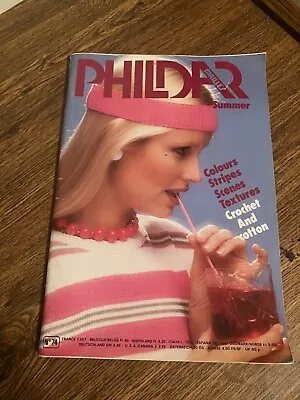 Vintage Back Issue Of Phildar Mailles Magazine - Summer • $3.50
