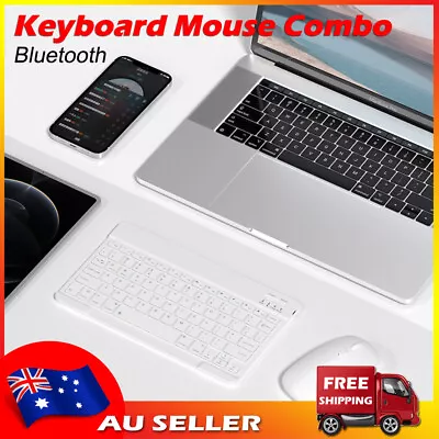 Wireless Bluetooth Keyboard Mouse Combo For IPad Tablet Laptop PC Smart Phone • $23.99