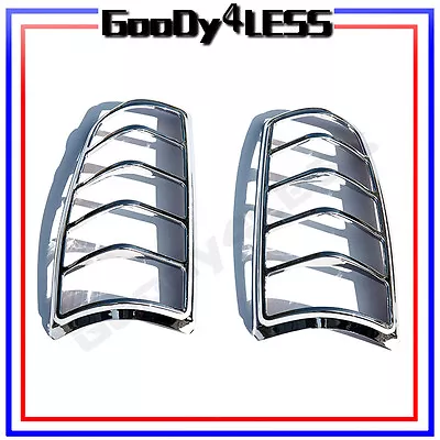 For 03-06 Chevy Silverado Chrome Taillight Covers Lid Trim Bezels Trims • $29