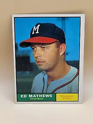 Topps 1961 #120 Ed Matthews Milwaukee Braves • $35