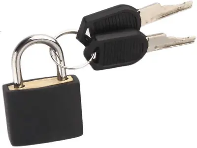 2Set Mini Padlocks Set Luggage Locks With 2 Keys Waterproof Safely Padlock For B • $7.99