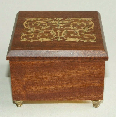 £7.50 • Buy Vintage Italian Wooden Musical Jewellery Box / Torna A Sorriento