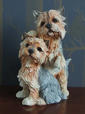 Country Artists Yorkshire Terrier Pair 'A Breed Apart' Sculpture • £70