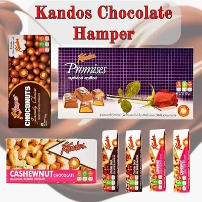 Sri Lankan Kandos Chocolate Premium Quality Milk Chocolate Combo Box Gift Box • $56